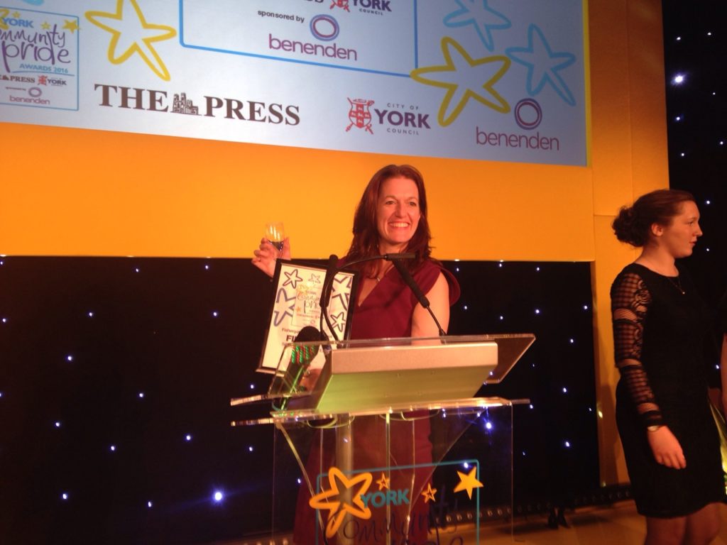 Mrs Clarke at York Pride Awards