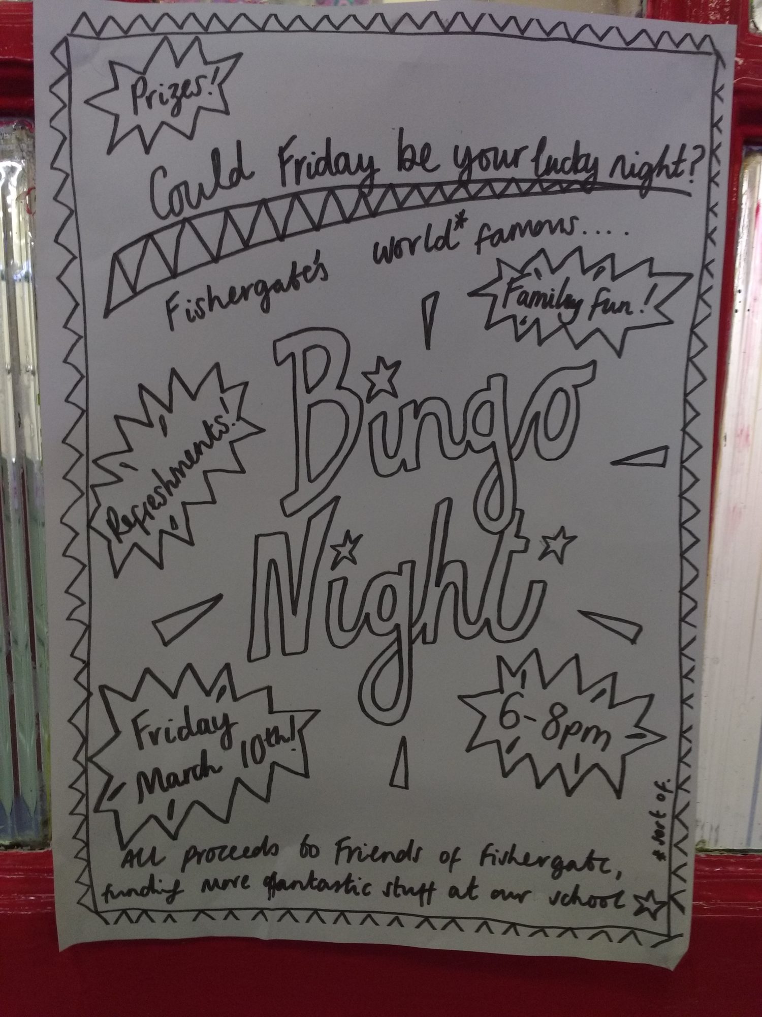 Bingo Night, 6pm to 8pm on Friday March 10th